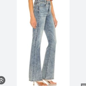 Veronica Beard Beverly High Rise Skinny Flare Jeans Blue 26